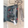 Image 1 : Bosch Model RH328VCQ Hammer Drill with Masonery Bits , Hole Saw Blades & Case