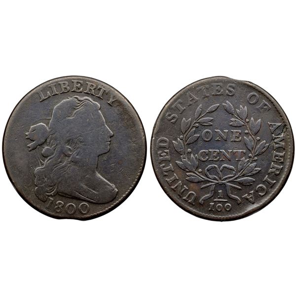 Pair of Cents, 1800 & 1801