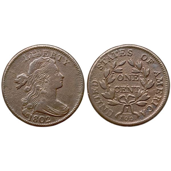 Pair of Cents, 1802 & 1807