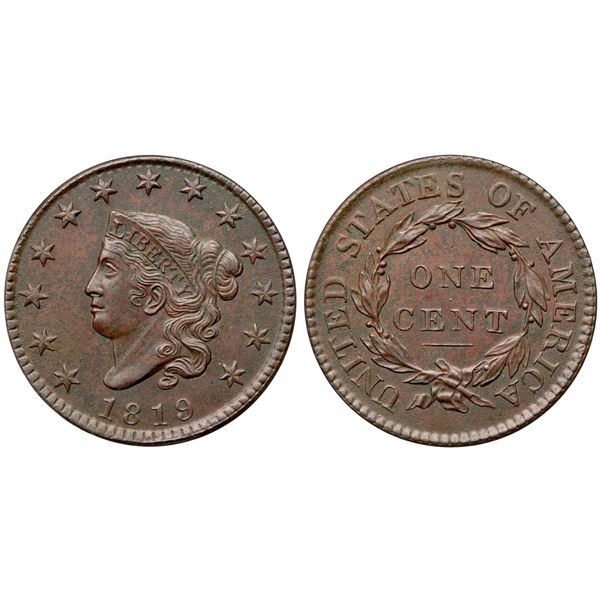 Pair of Cents, 1819 & 1822