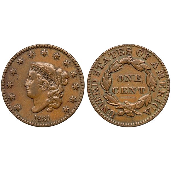 1831 N-1 R1 Large Letters VF30