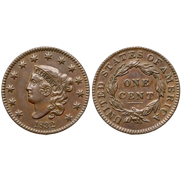 1832 N-1 R2 Medium Letters VF35