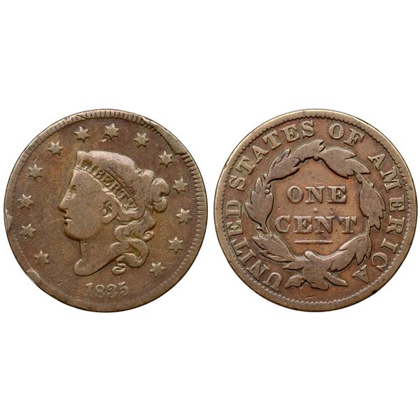 Pair of 1835 N-12 Die States