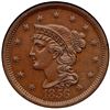 Image 2 : 1856 N-2 R1 Italic 5 NGC graded MS61 Brown