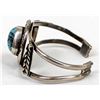 Image 3 : Navajo Sterling Turquoise Bracelet