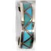 Image 2 : Navajo Inlay Turquoise Earrings