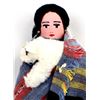 Image 2 : Navajo Cloth Girl Doll with Pet Lamb
