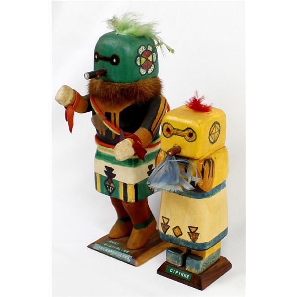 1950-70 Pair Zuni Kachina Award Gifts