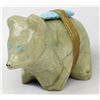 Image 1 : Large Zuni Serpentine Bear Fetish
