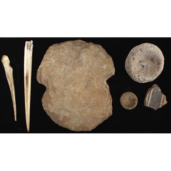 Prehistoric Native American Stone and Bone Tools