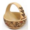Image 1 : Hopi Polychrome Pottery Basket by Louden Silas