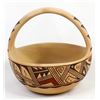Image 2 : Hopi Polychrome Pottery Basket by Louden Silas
