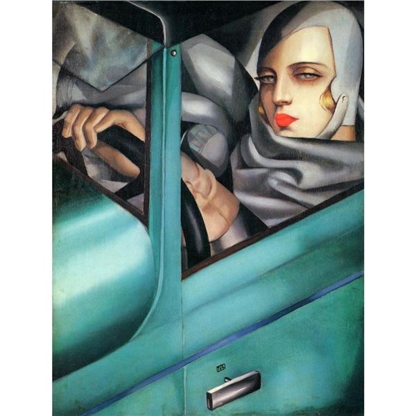 Tamara De Lempicka Art Deco Style Ceramic Tile