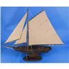 Image 1 : Rustic Newport Wooden Sailing Sloop Model