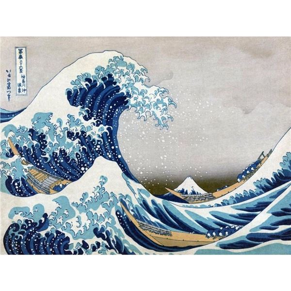 Japan Great Wave Ceramic Art Tile