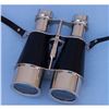 Image 4 : Chrome Binoculars With Leather Case