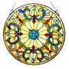 Image 1 : Victorian Style Stained Art Glass Window Panel