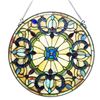 Image 2 : Victorian Style Stained Art Glass Window Panel