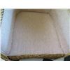 Image 6 : Qty 2 Woven Chairs w/ Upholstered Seat & Back Cushions & Matching Ottomans
