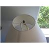 Image 3 : Wrought Iron Lamp w/ Metal Accents & White Shade