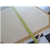 Image 21 : Wood & White Top Table 32"x32"x30"H & 4 Bamboo Chairs w/ Cushions 24"x21"x34"H