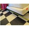 Image 10 : Full Size Mattress in Platform Frame 80"x57"x12"H w/ Floral Headboard