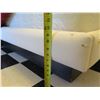 Image 14 : Full Size Mattress in Platform Frame 80"x57"x12"H w/ Floral Headboard