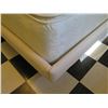 Image 4 : Full Size Mattress in Platform Frame 80"x57"x12"H w/ Floral Headboard