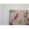 Image 8 : Full Size Mattress in Platform Frame 80"x57"x12"H w/ Floral Headboard