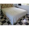 Image 2 : Mattress in Platform Frame w/ Floral Headboard