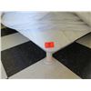 Image 8 : Mattress in Platform Frame w/ Floral Headboard