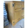 Image 13 : Wooden Cabinet w/ 2 Front Doors, 2 Inside Shelves & Pull-Out Drawer