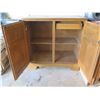 Image 2 : Wooden Cabinet w/ 2 Front Doors, 2 Inside Shelves & Pull-Out Drawer