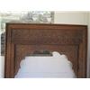 Image 2 : Wooden Door/Window Panel w/ Carved Design 38"x66"H