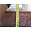 Image 6 : Wooden Door/Window Panel w/ Carved Design 38"x66"H