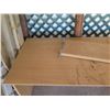 Image 2 : Wooden Work Table w/ Leaf 71"x31"x29"H