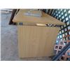 Image 8 : Wooden Work Table w/ Leaf 71"x31"x29"H