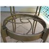 Image 4 : Square Metal Mesh Table w/ Umbrella Hole in Center 28"x28"x29"H