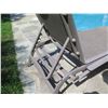 Image 8 : Qty 2 Adjustable Chaise Lounges w/ Woven Seat & Back