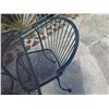 Image 3 : Metal Mesh Square Table & 2 Chairs w/ Outdoor Umbrella in Pedestal Base