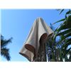 Image 12 : Metal Mesh Square Table & 2 Chairs w/ Outdoor Umbrella in Pedestal Base