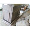 Image 10 : Outdoor Metal Sink on Wooden Cabinet w/ Undershelves & Cabinet  72"x27"x46"H
