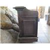 Image 11 : Outdoor Metal Sink on Wooden Cabinet w/ Undershelves & Cabinet  72"x27"x46"H