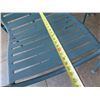 Image 8 : Qty 5 Metal Stacking Deck Chairs w/ Strapping Body 25"x20"x36"H