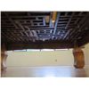Image 13 : Low Wooden Carved Table 62"x53"x17"H