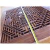 Image 14 : Low Wooden Carved Table 62"x53"x17"H