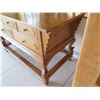Image 11 : Wooden Entry Table w/ 5 Drawers 55"x27"x32"H