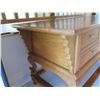 Image 4 : Wooden Entry Table w/ 5 Drawers 55"x27"x32"H