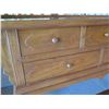 Image 6 : Wooden Entry Table w/ 5 Drawers 55"x27"x32"H