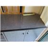 Image 4 : Long Cabinet w/ 3 Double Door Cabinet Sections 98"x18"x33"H (Contents Not Included)